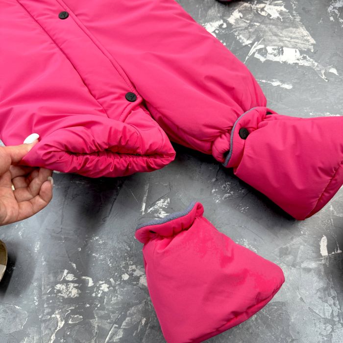 Комбінезон BEWARM Kodiaq суцільний з пінетками Pink