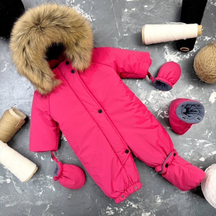 Комбінезон BEWARM Kodiaq суцільний з пінетками Pink