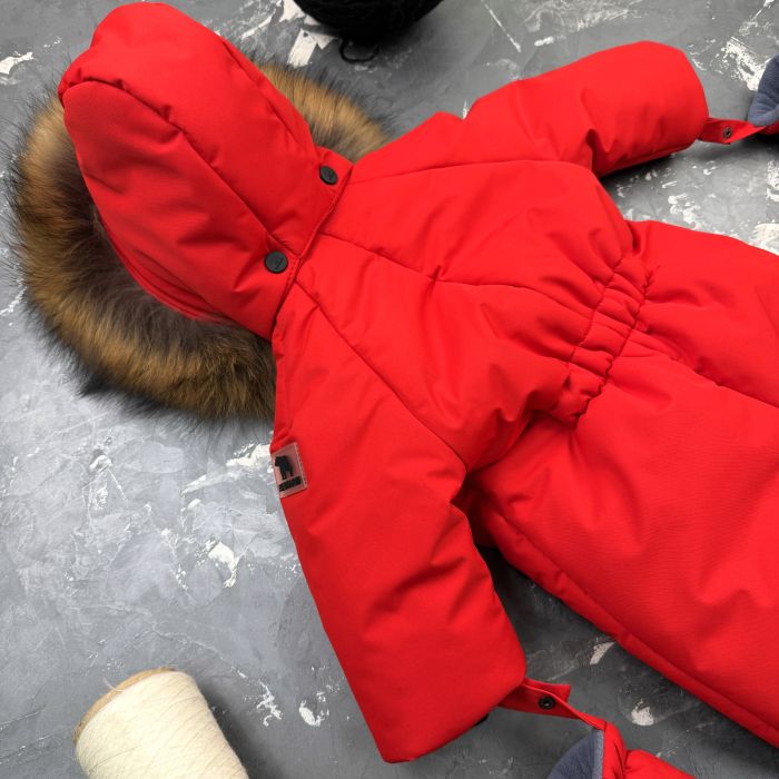Комбінезон BEWARM Kodiaq суцільний з пінетками Red