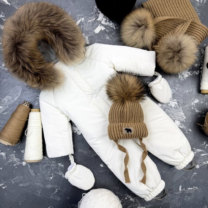 Комбінезон BEWARM Kodiaq суцільний White velvet