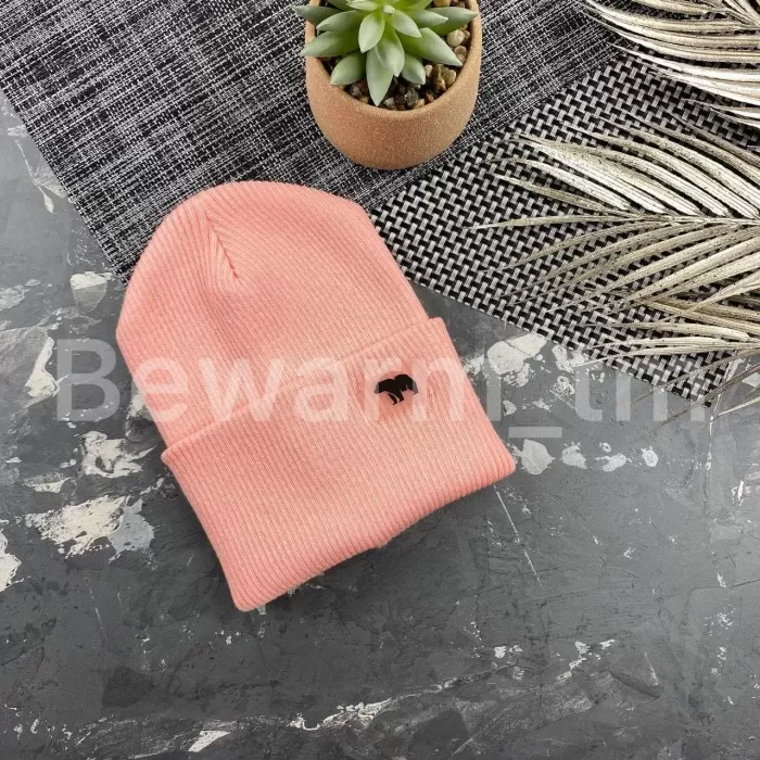 Шапочка дитяча демісезонна beanie pink