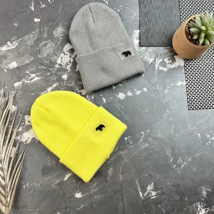 Шапочка дитяча демісезонна beanie gray