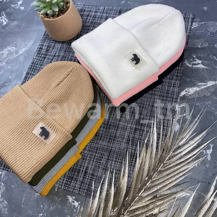 Шапочка дитяча демісезонна beanie beige