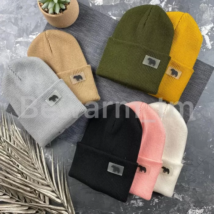Шапочка дитяча демісезонна beanie khaki