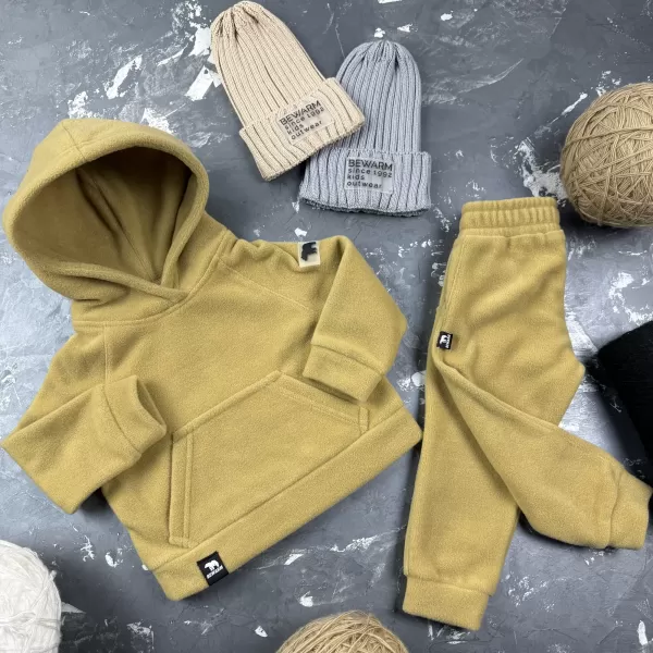 Спортивний дитячий костюм Polar Fleece HQ BEWARM Beige