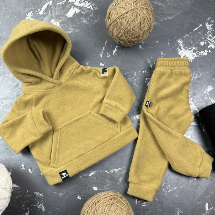 Спортивний дитячий костюм Polar Fleece HQ BEWARM Beige