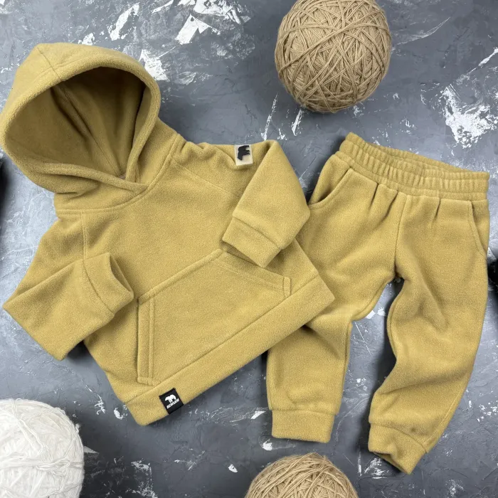 Спортивний дитячий костюм Polar Fleece HQ BEWARM Beige