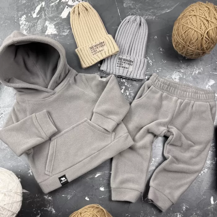 Спортивний дитячий костюм Polar Fleece HQ BEWARM Grey