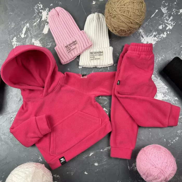 Спортивний дитячий костюм Polar Fleece HQ BEWARM Fuchsia