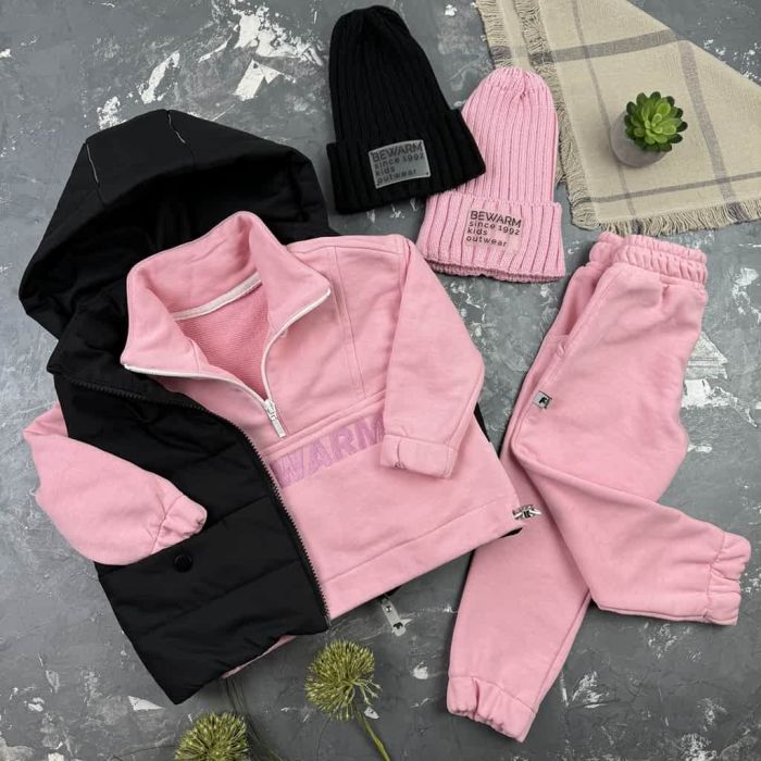 Спортивний костюм дитячий Instant BEWARM pink