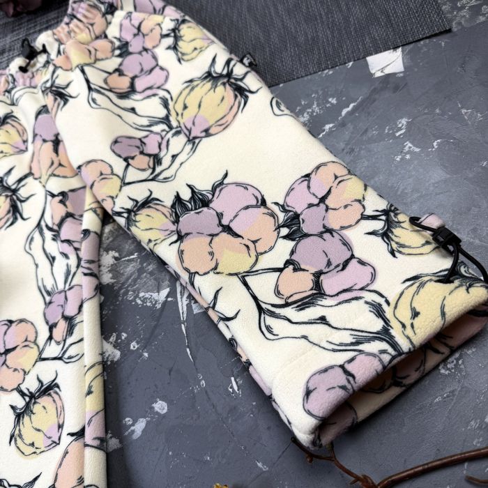 Спортивний дитячий костюм DubleFleece BEWARM Cotton Flowers