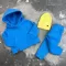 Спортивний дитячий костюм на флісі BEWARM Electric Blue