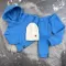 Спортивний дитячий костюм на флісі BEWARM Electric Blue
