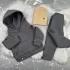 Спортивний дитячий костюм на флісі BEWARM Graphite