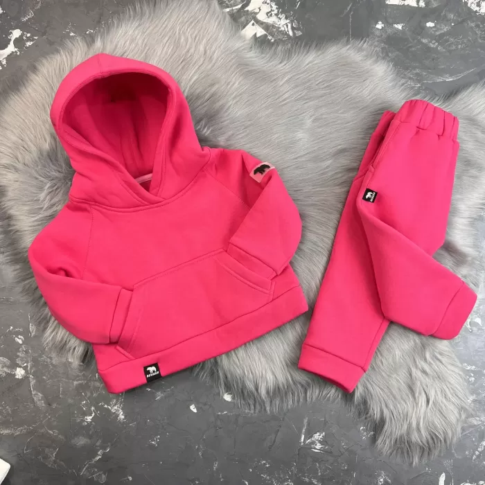 Спортивний дитячий костюм на флісі BEWARM Magenta