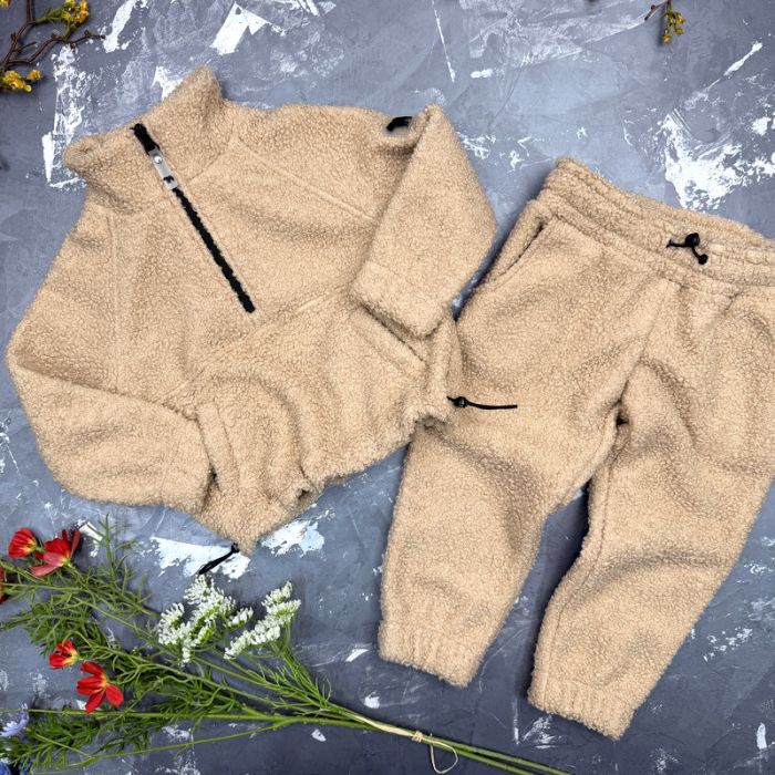 Спортивний дитячий костюм Poddy Golden Fleecee BEWARM beige