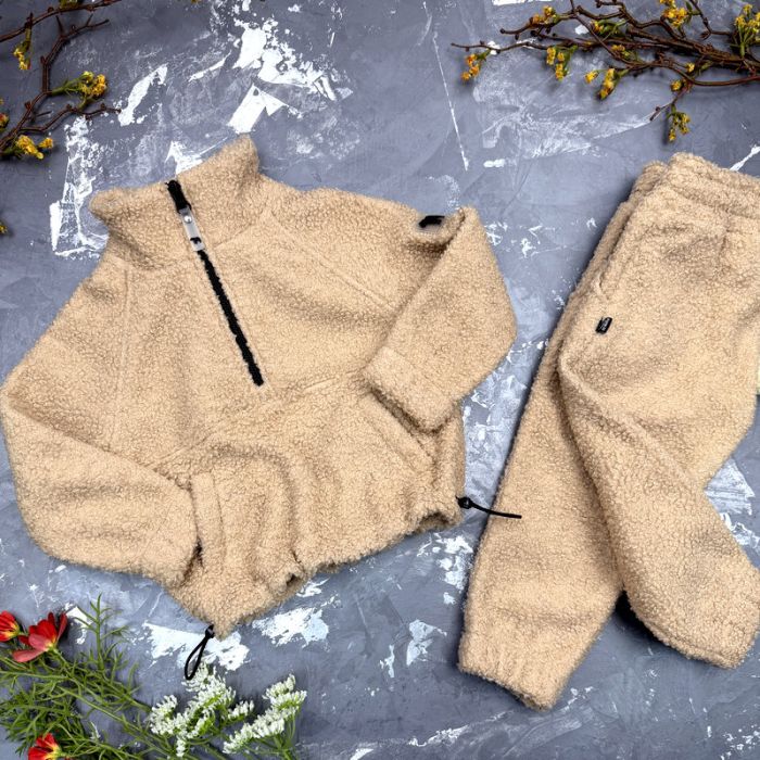 Спортивний дитячий костюм Poddy Golden Fleecee BEWARM beige