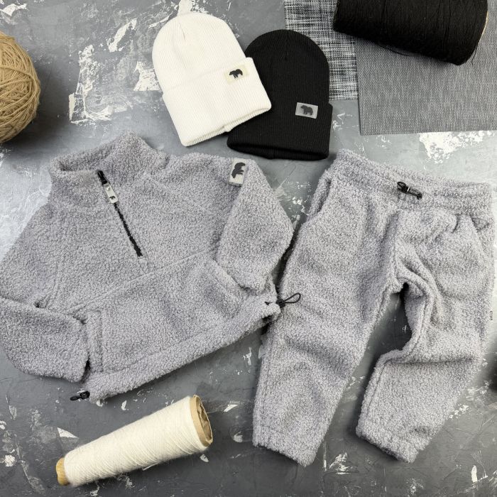 Спортивний дитячий костюм Poddy Golden Fleecee BEWARM gray