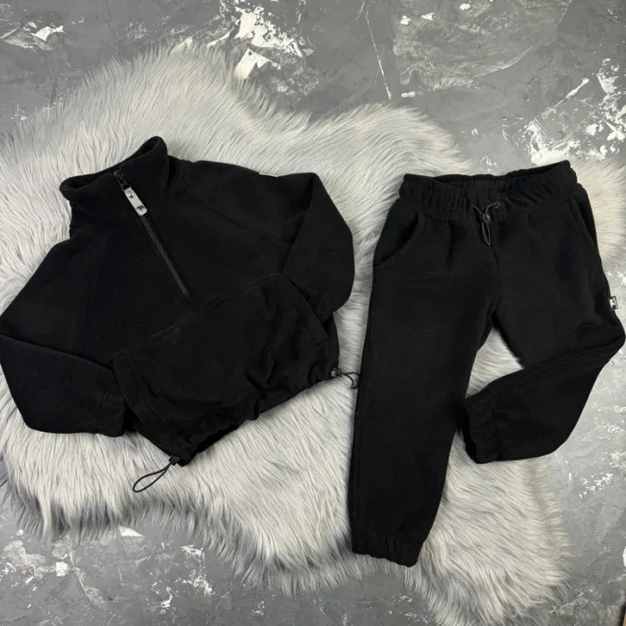 Спортивний дитячий костюм For Relax Polar Fleece BEWARM black
