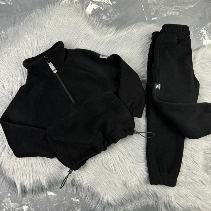 Спортивний дитячий костюм For Relax Polar Fleece BEWARM black