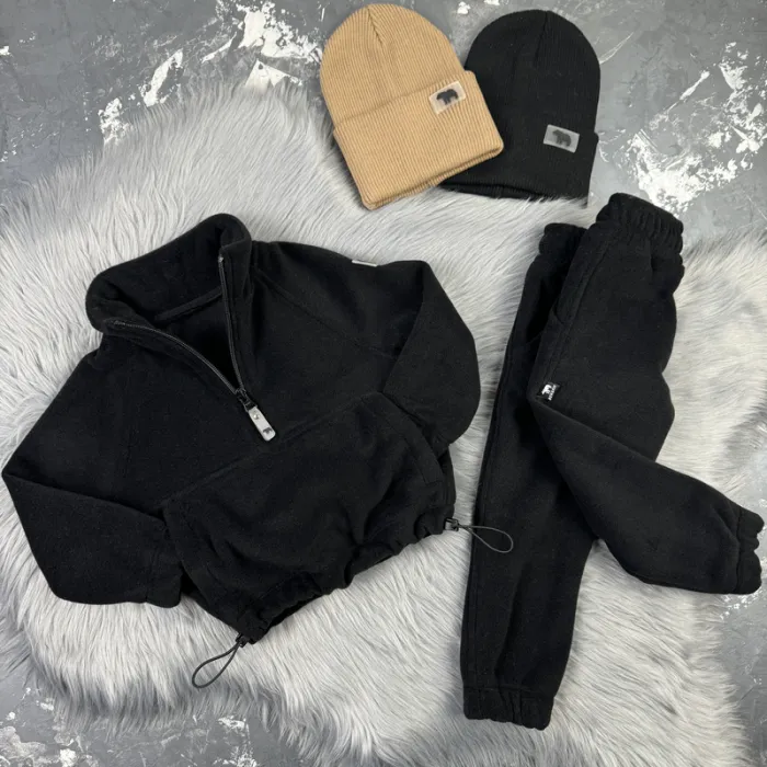 Спортивний дитячий костюм For Relax Polar Fleece BEWARM black