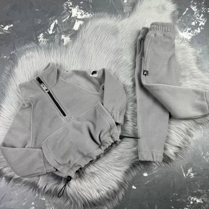 Спортивний дитячий костюм For Relax Polar Fleece BEWARM gray