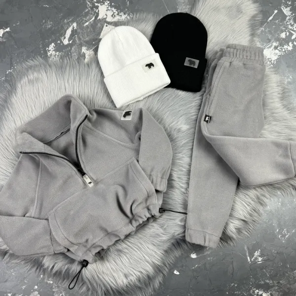 Спортивний дитячий костюм For Relax Polar Fleece BEWARM gray