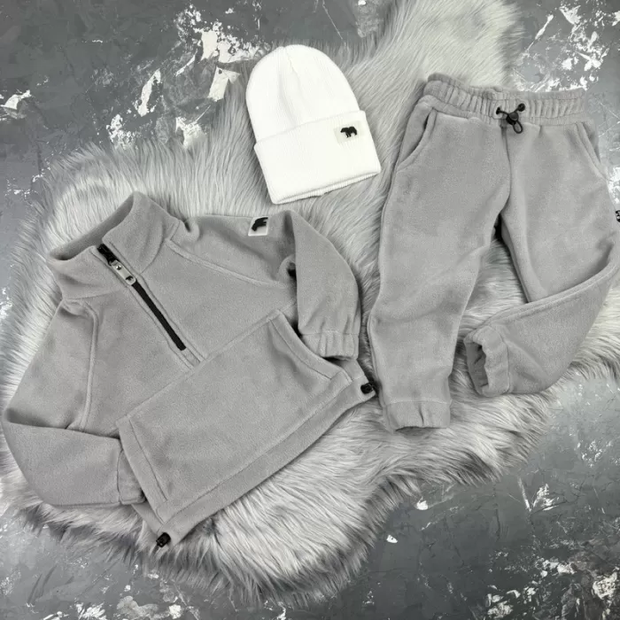 Спортивний дитячий костюм For Relax Polar Fleece BEWARM gray