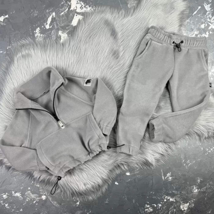 Спортивний дитячий костюм For Relax Polar Fleece BEWARM gray