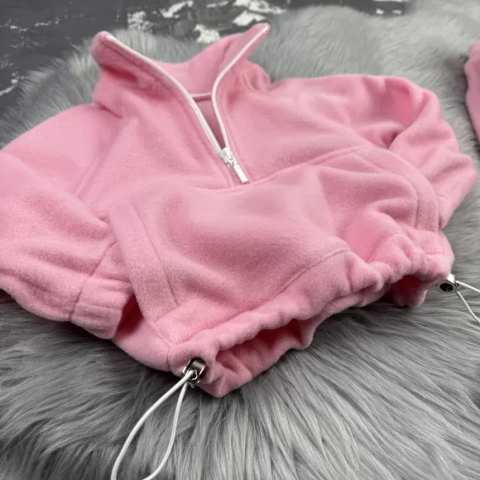 Спортивний дитячий костюм For Relax Polar Fleece BEWARM pink