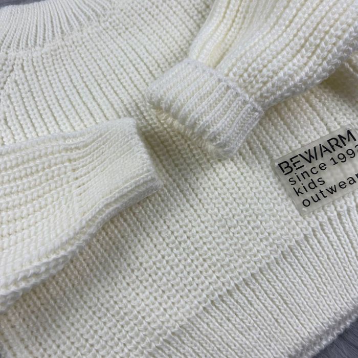 Светр в'язаний дитячий BEWARM молочний